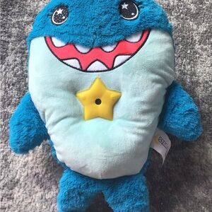 Star Belly Dream Lites Stuffed Animal Night Light Snuggly Blue Shark Lovey